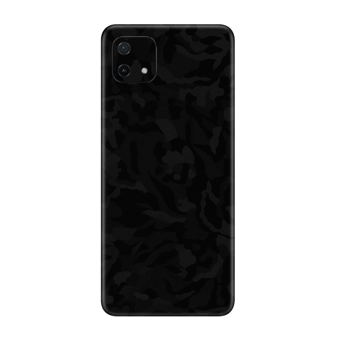 Camo Black Skin for Oppo A16k