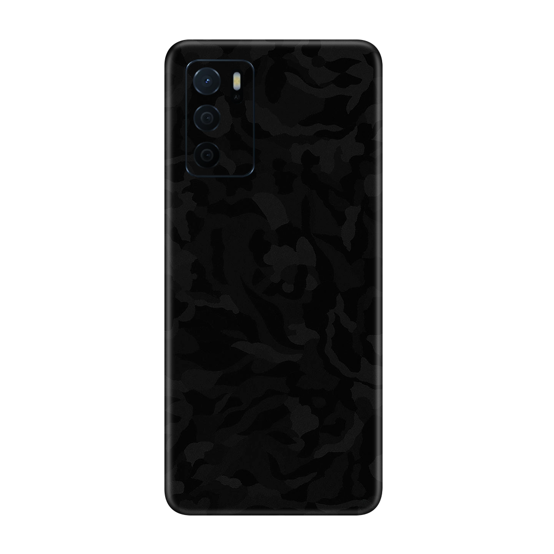 Camo Black Skin for Oppo A16