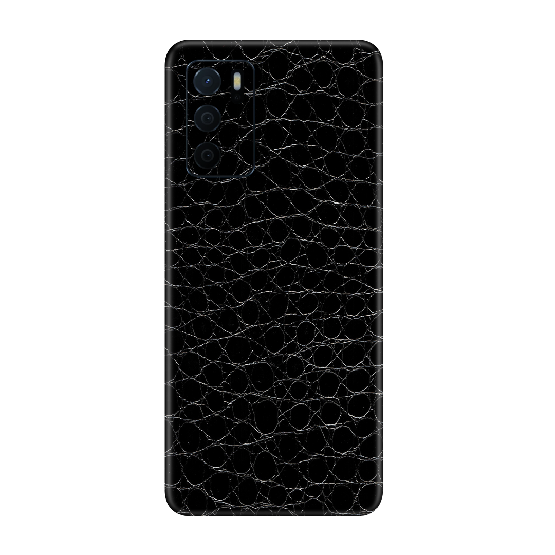 Crocodile Black Skin for Oppo A16