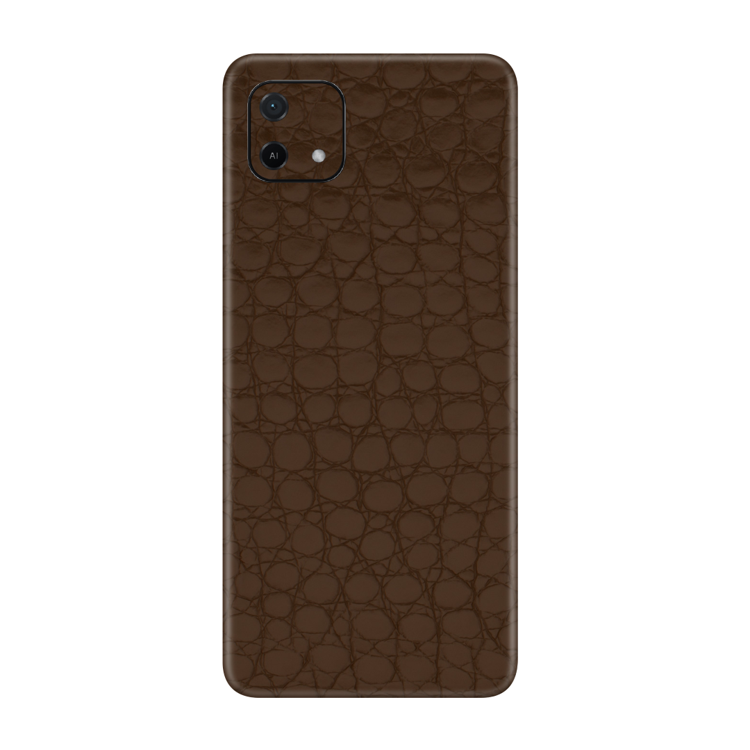 Crocodile brown Skin for Oppo A16k