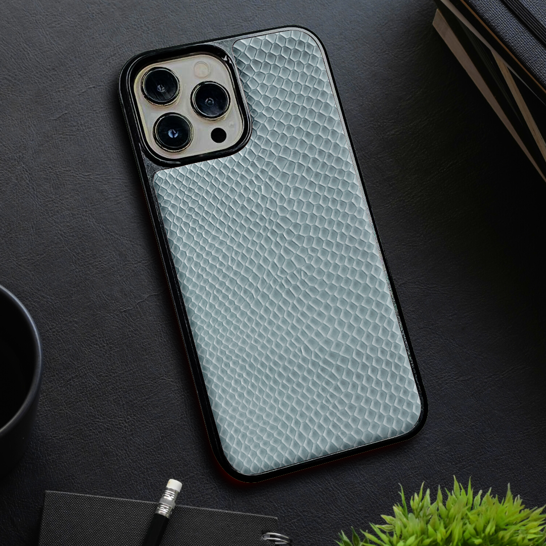 Grey Leather Case