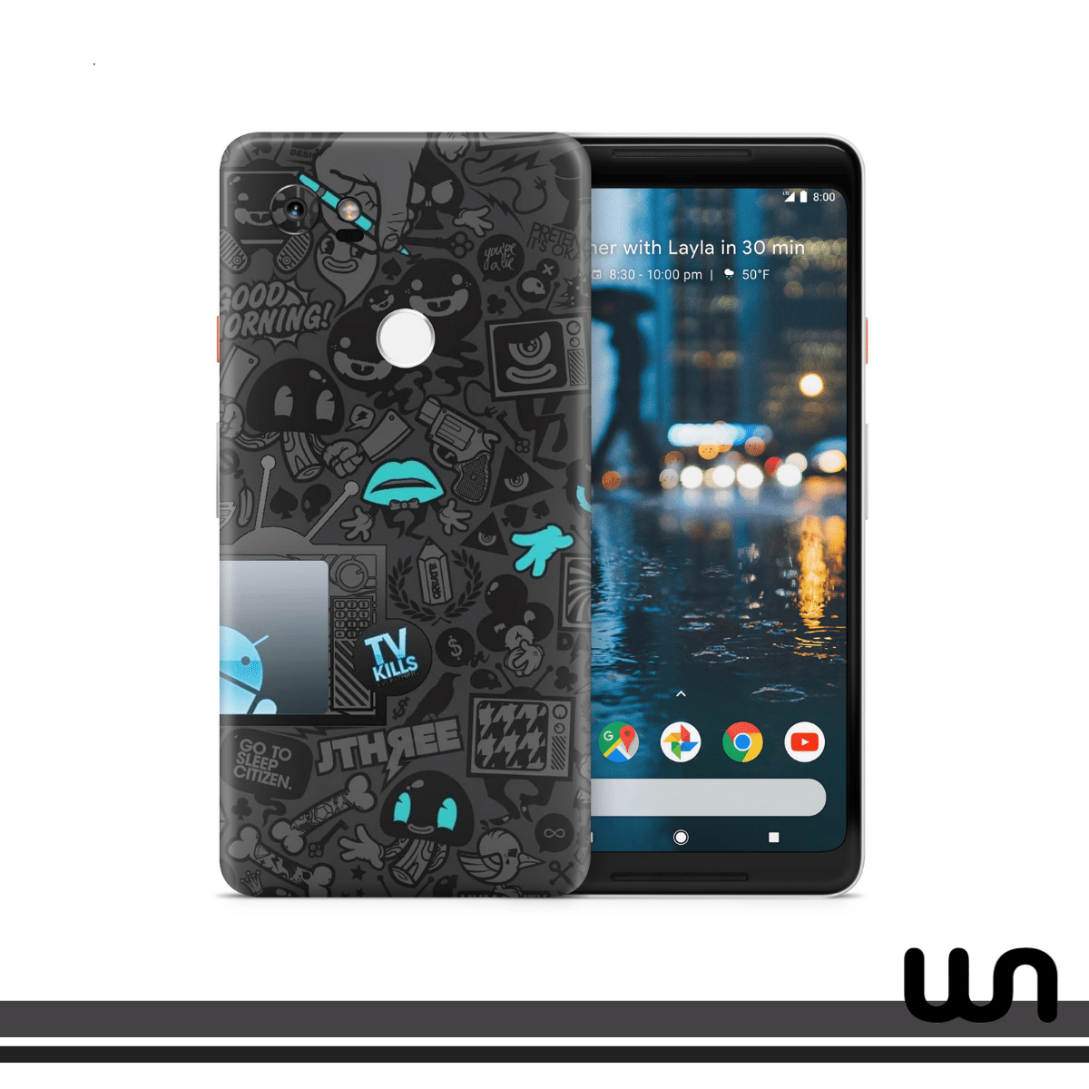 Humanity Soul Doodle Skin for Google Pixel 2xl