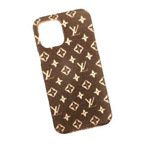 LV Premium Fur Case For iPhone