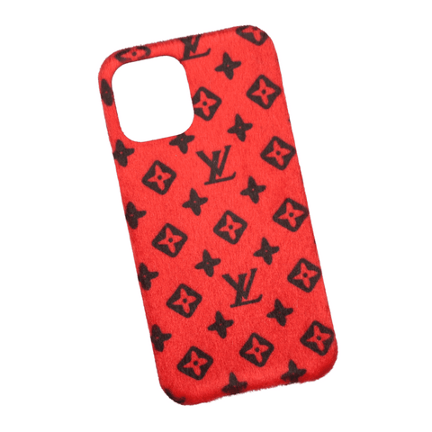 LV Premium Fur Case For iPhone