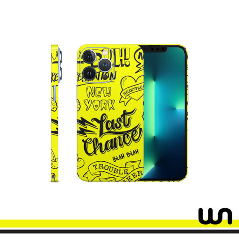 Last Chance Doodle Skin for iPhone 13 Pro