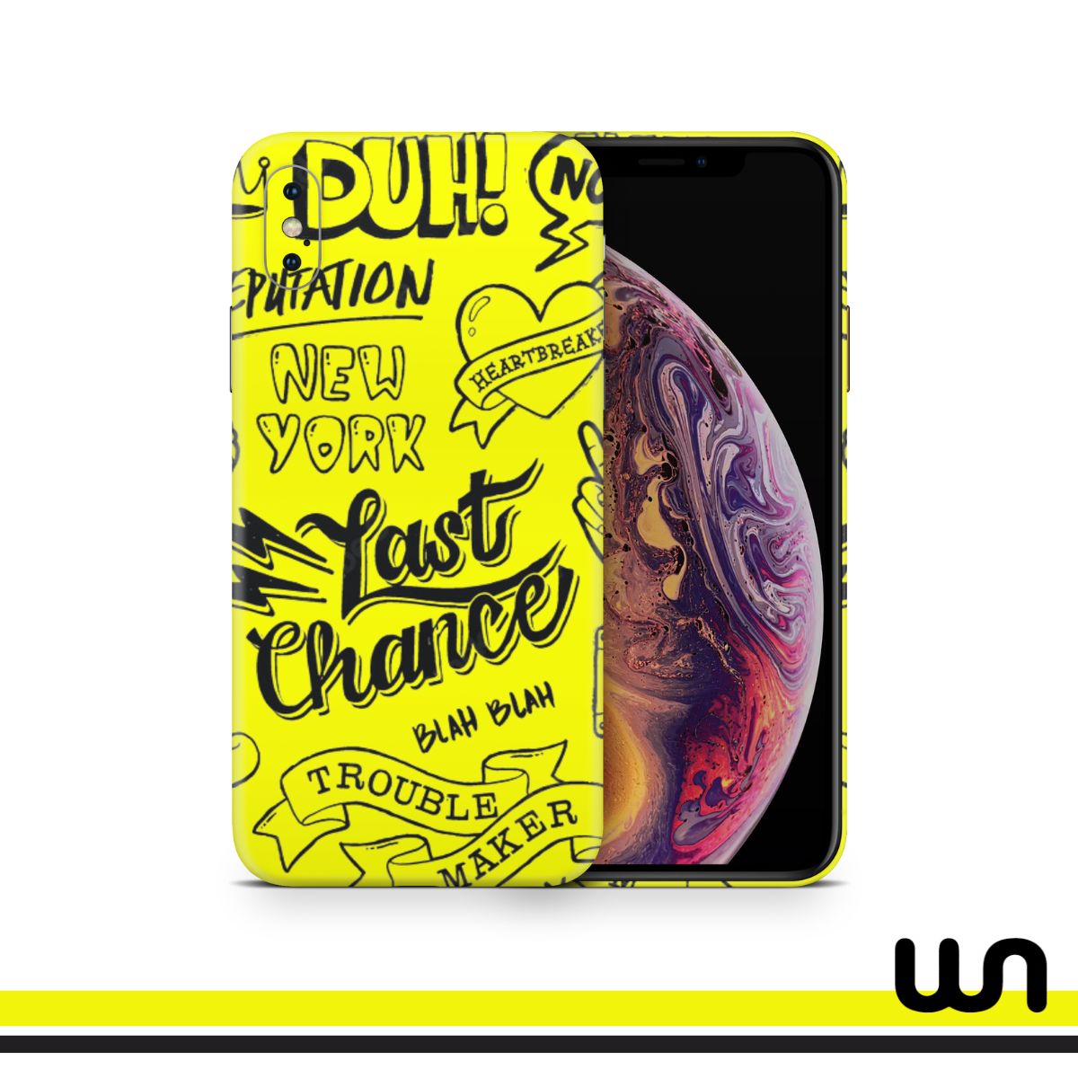 Last Chance Doodle Skin for iPhone XsMax