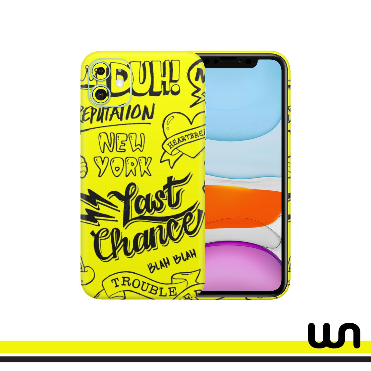 Last Chance Doodle Skin for iPhone 12 Mini