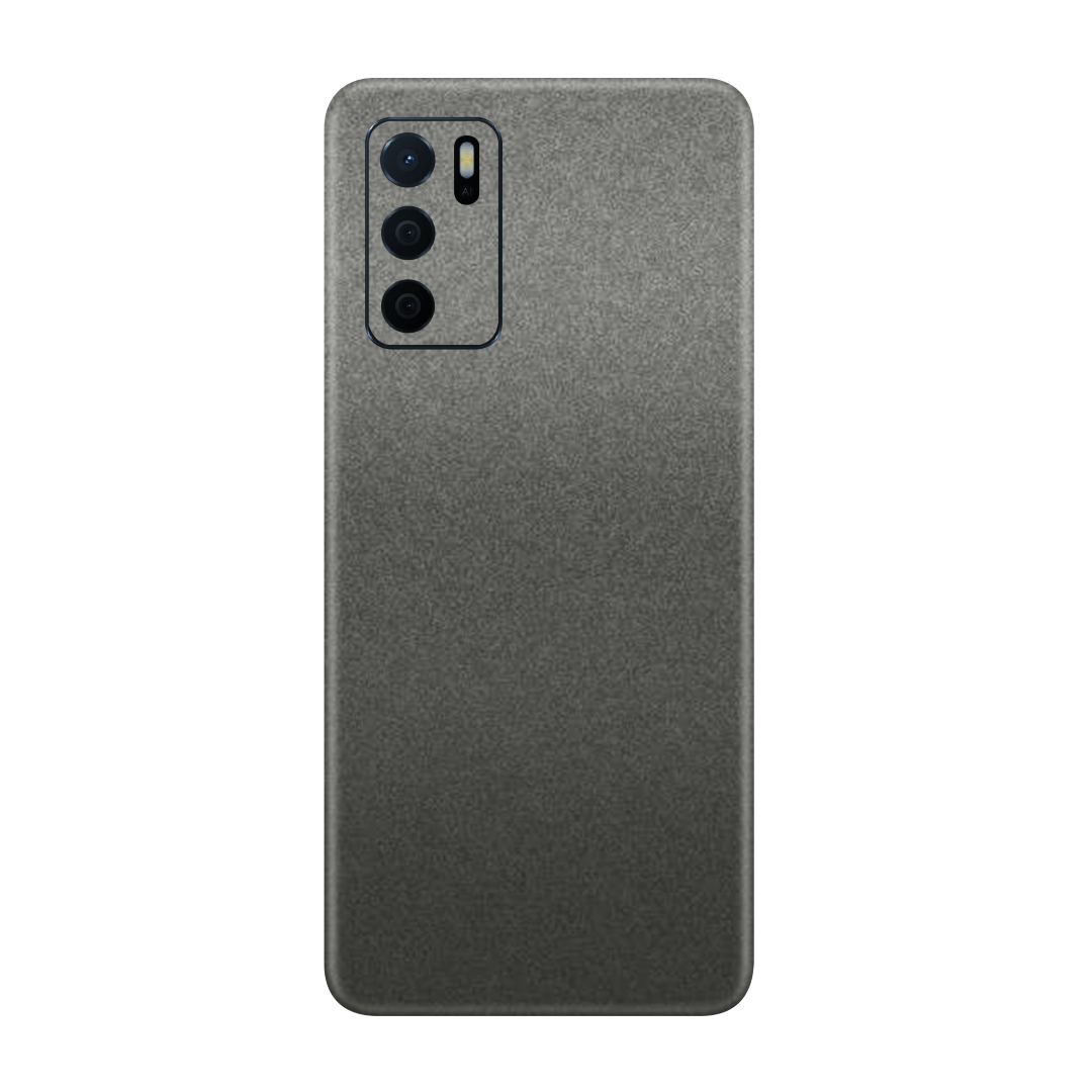 Matte Charcoal Metallic Skin for Oppo A16