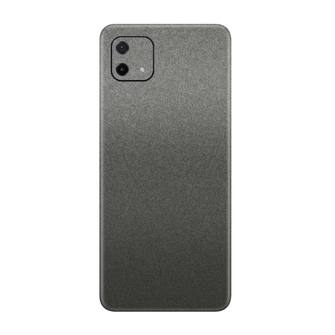 Matte Charcoal Metallic Skin for Oppo A16k