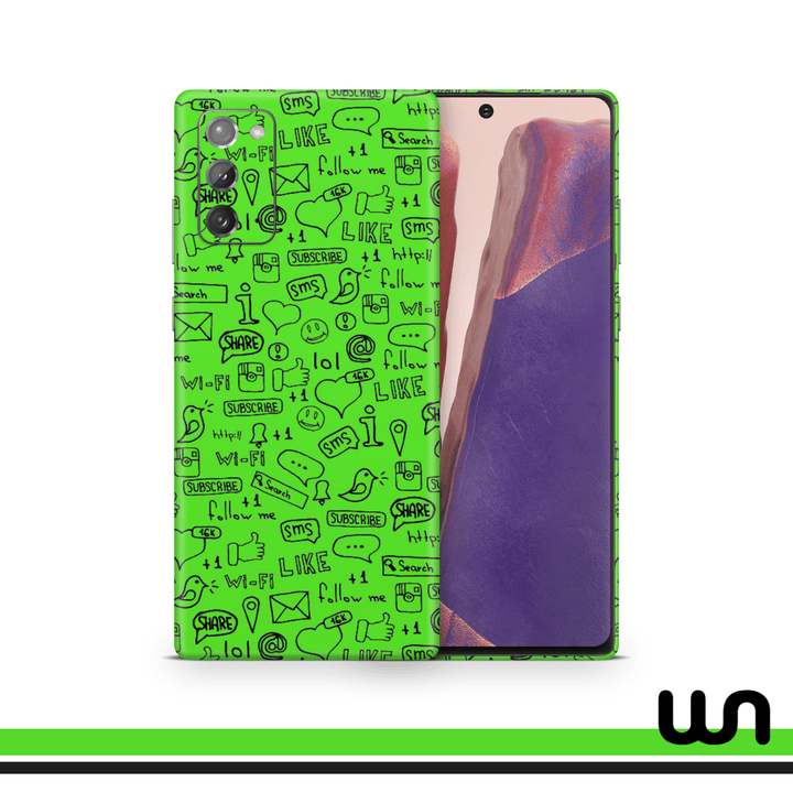 Neon Doodle Skin for Samsung Note 20