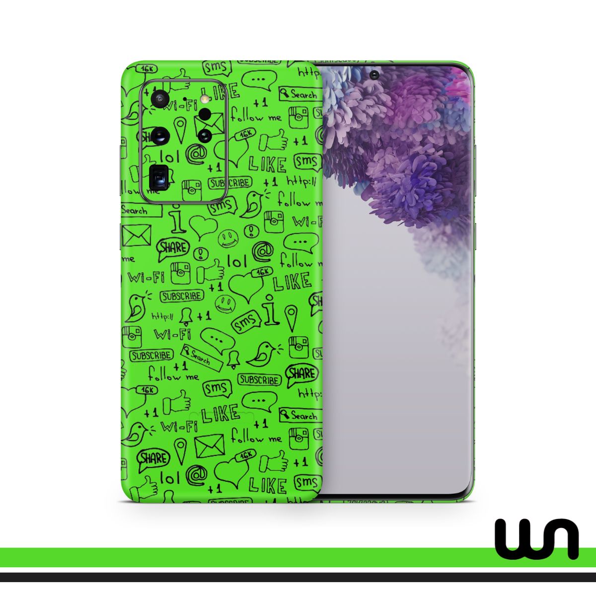 Neon Doodle Skin for Samsung S20 Ultra