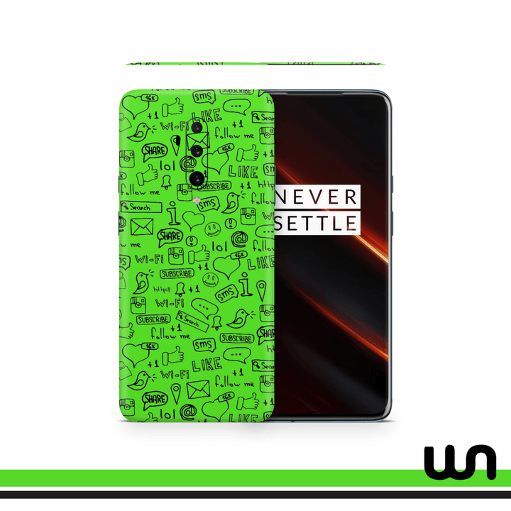 Neon Doodle Skin for One Plus 7t Pro