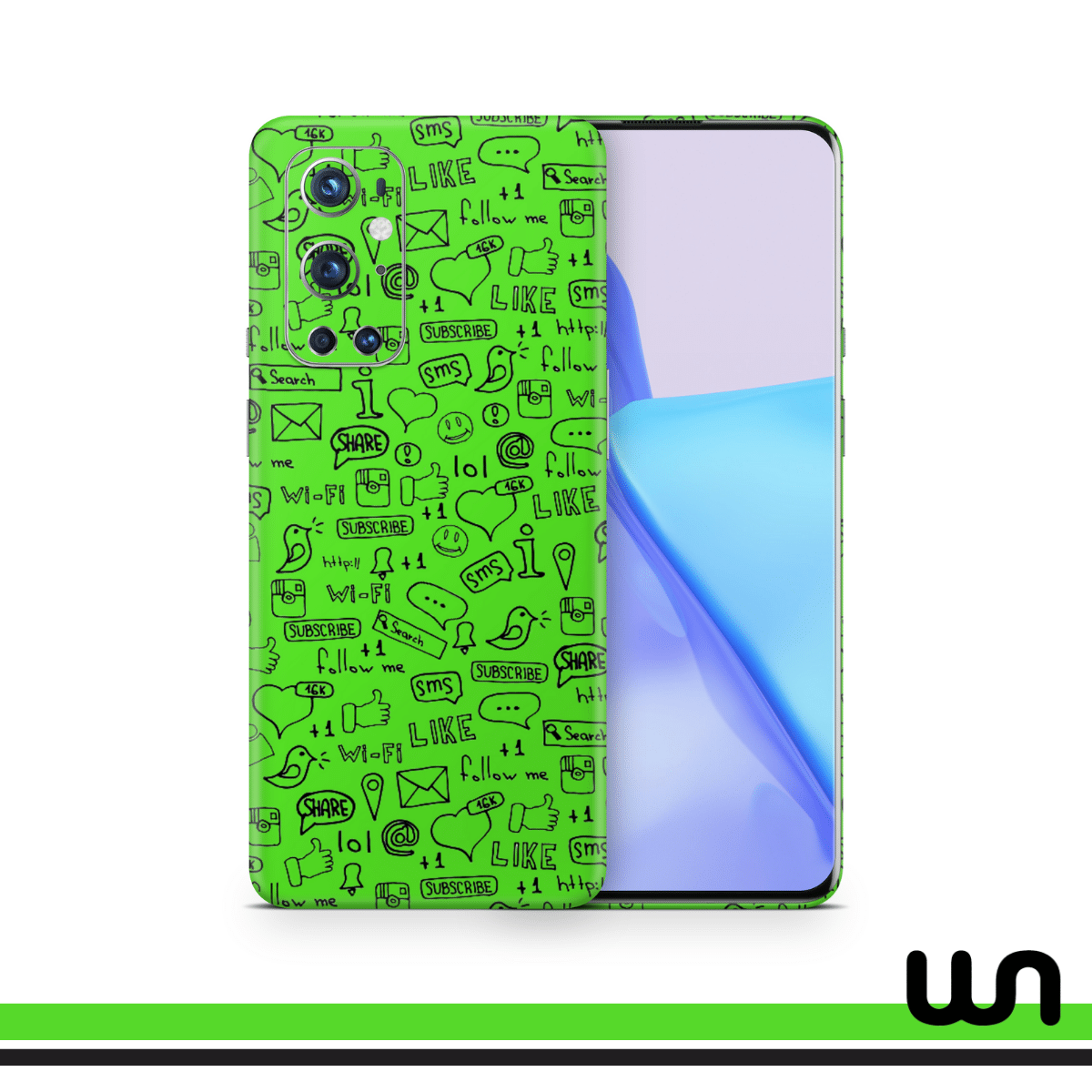 Neon Doodle Skin for One Plus 9 Pro