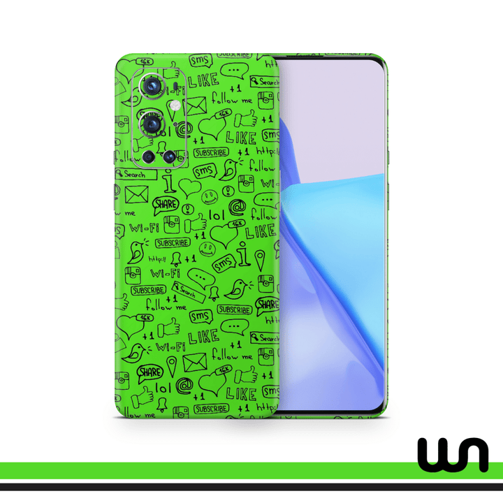 Neon Doodle Skin for One Plus 9 Pro