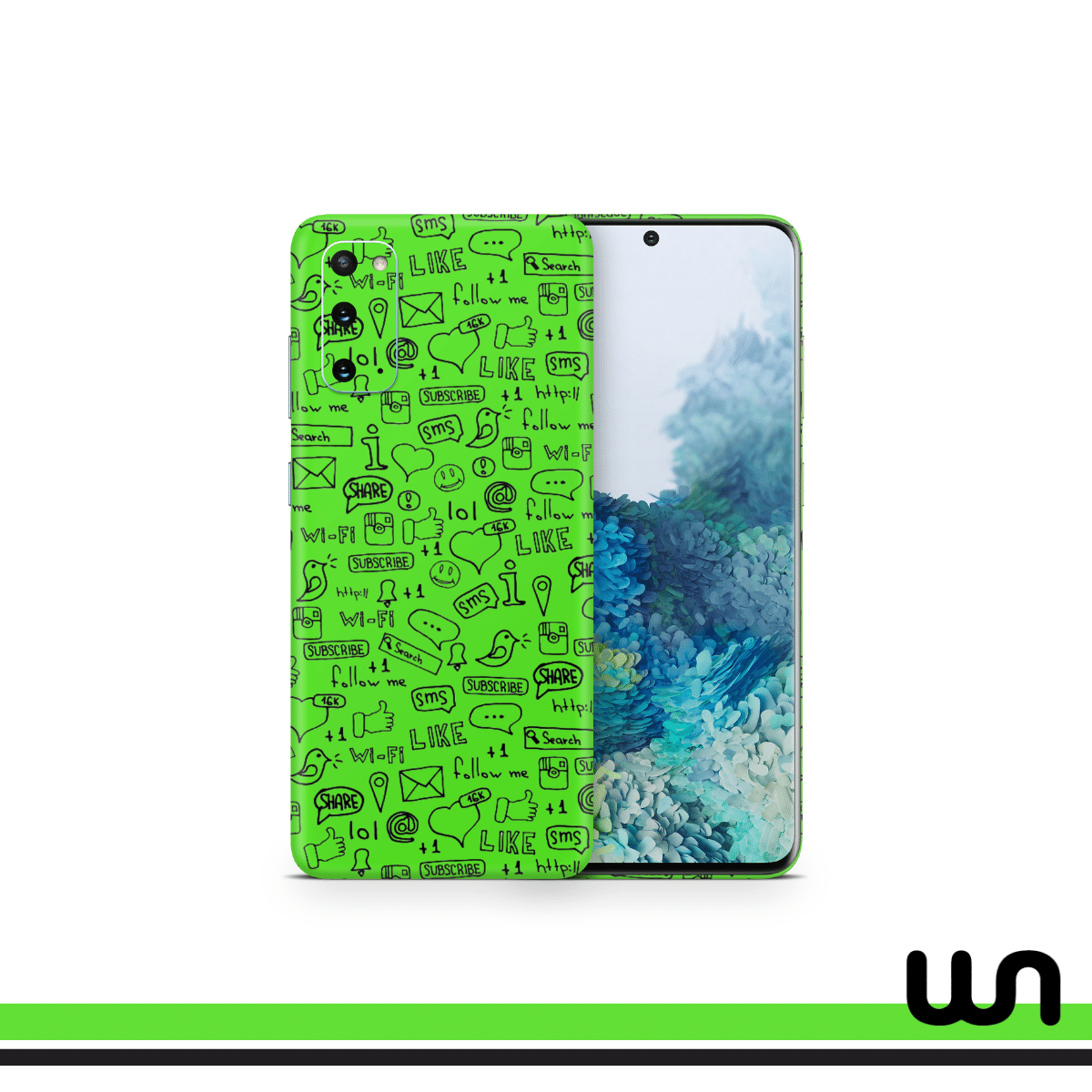 Neon Doodle Skin for Samsung S20 Plus