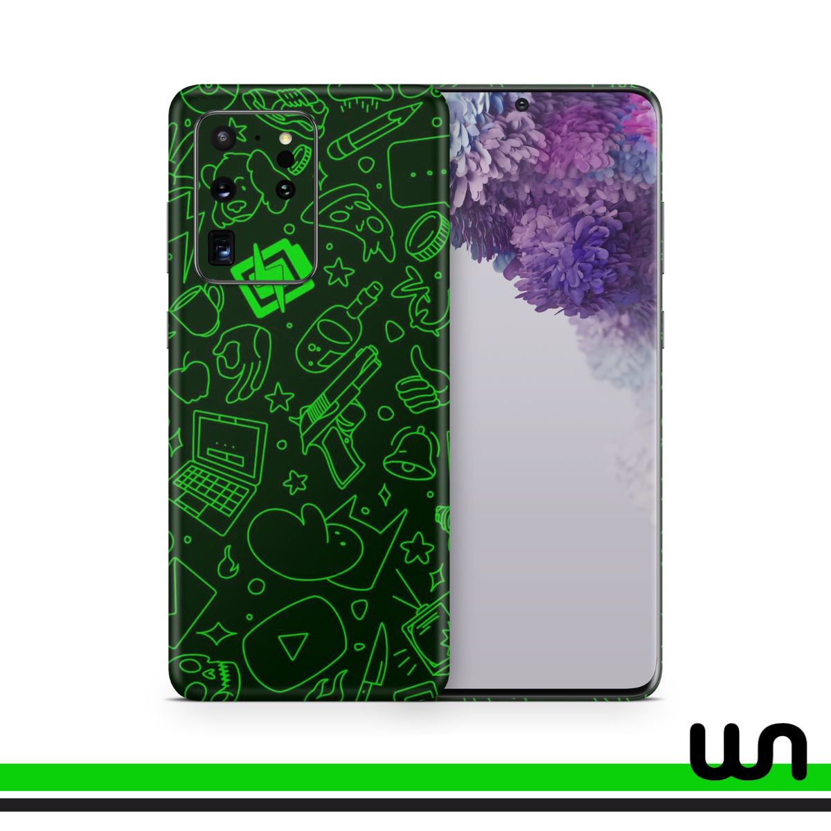 Play The Beat Doodle Skin for Samsung S20 Ultra