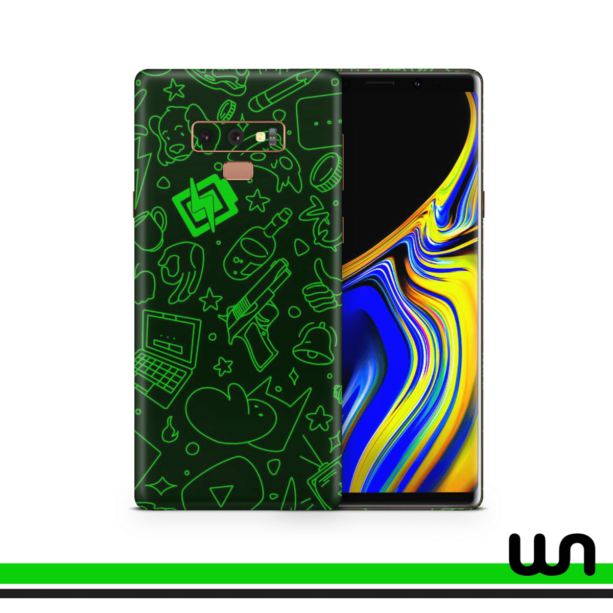 Play The Beat Doodle Skin for Samsung Note 9