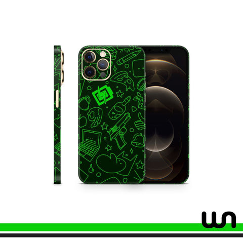 Play The Beat Doodle Skin for iPhone 12 Pro