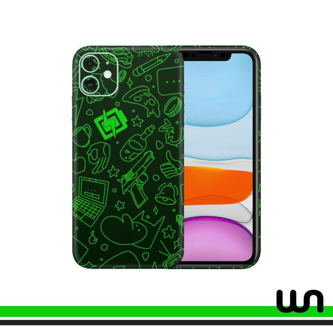 Play The Beat Doodle Skin for iPhone iPhone 11