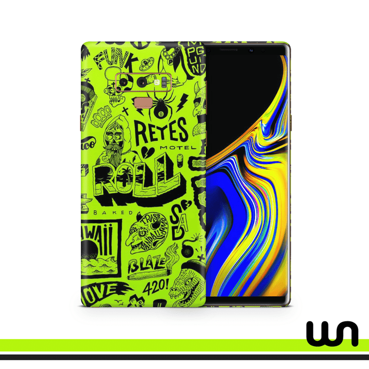 Reyes Motal Doodle Skin for Samsung Note 9