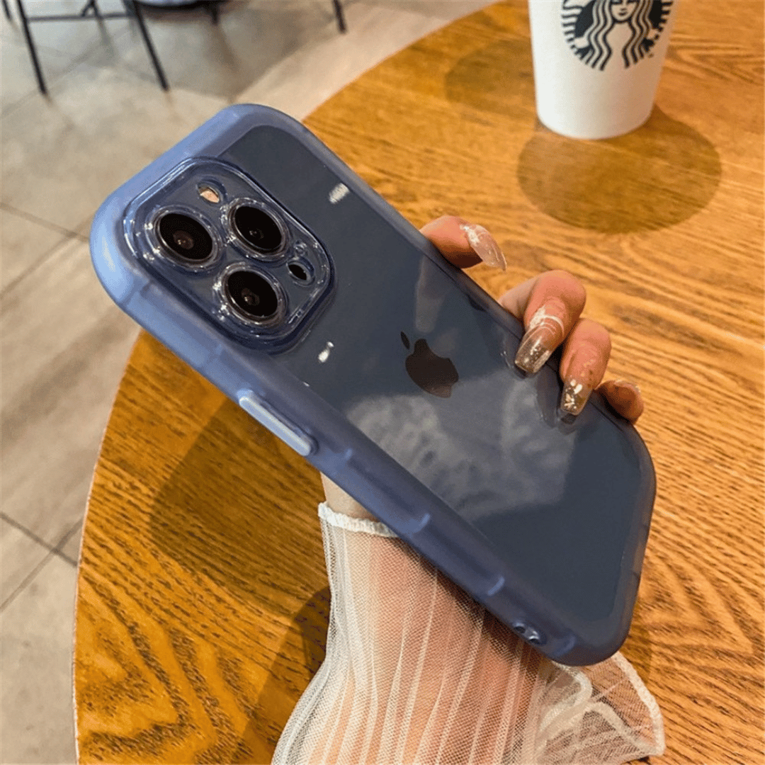 Rounded Matte Case Sierra Blue For iPhone