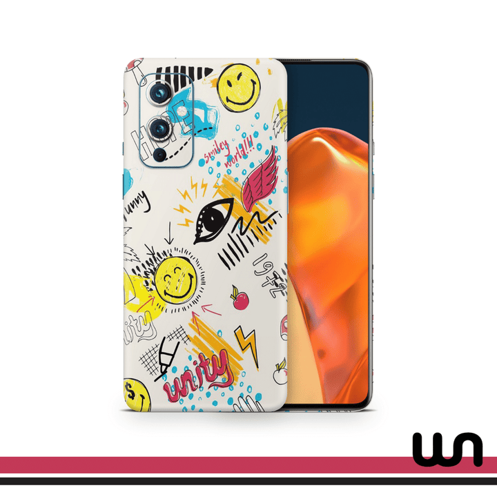 Smiley World Doodle Skin for One Plus 9