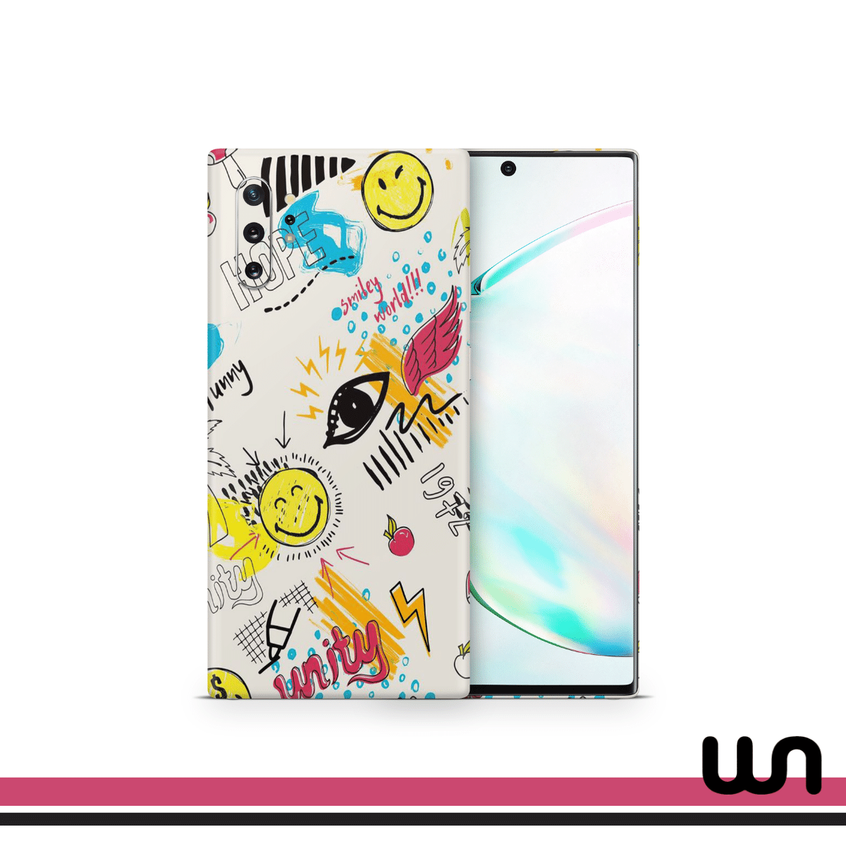 Smiley World Doodle Skin for Samsung Note 10 Plus