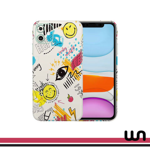 Smiley World Doodle Skin for iPhone iPhone 11