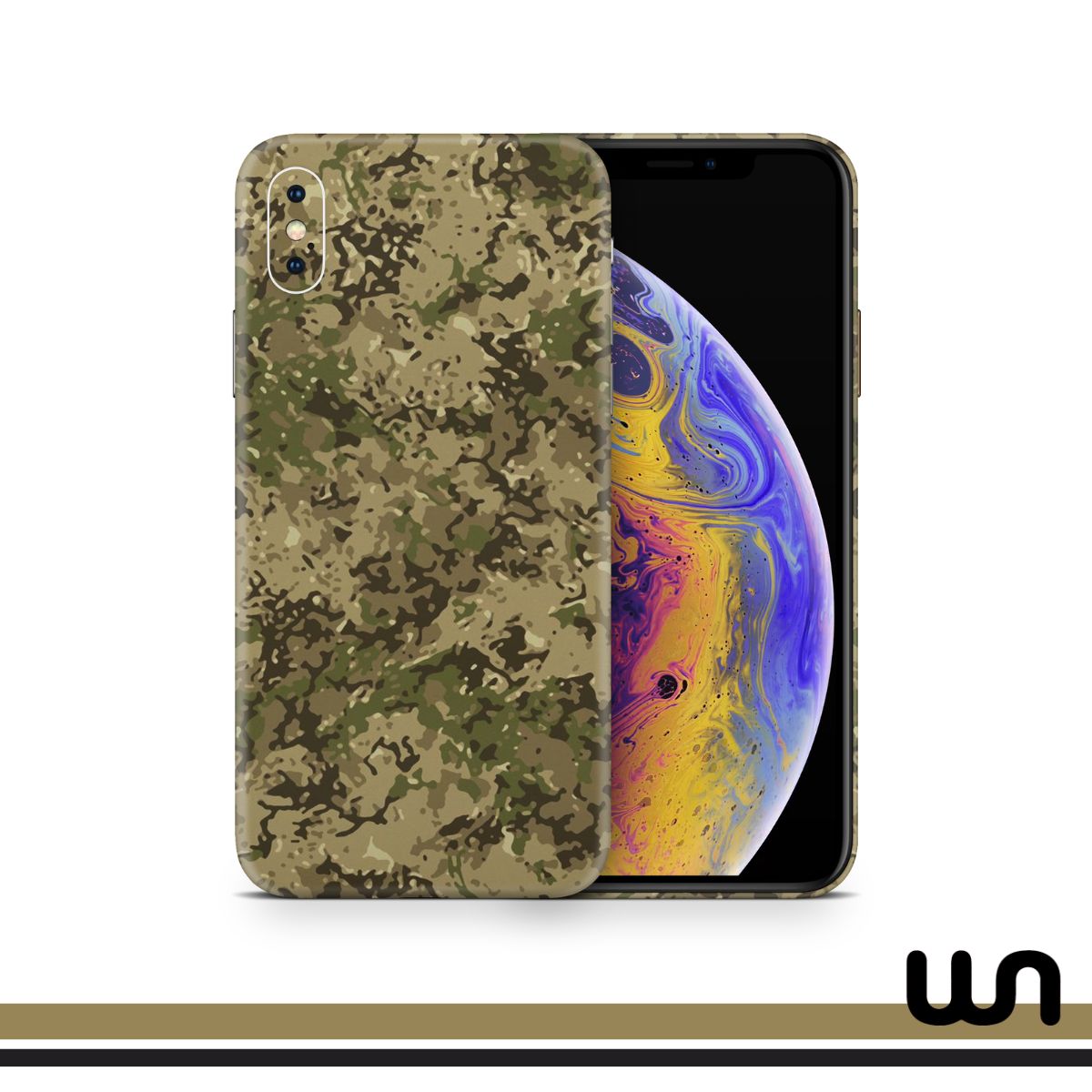 Soldier Camo Skin for iPhone Xs