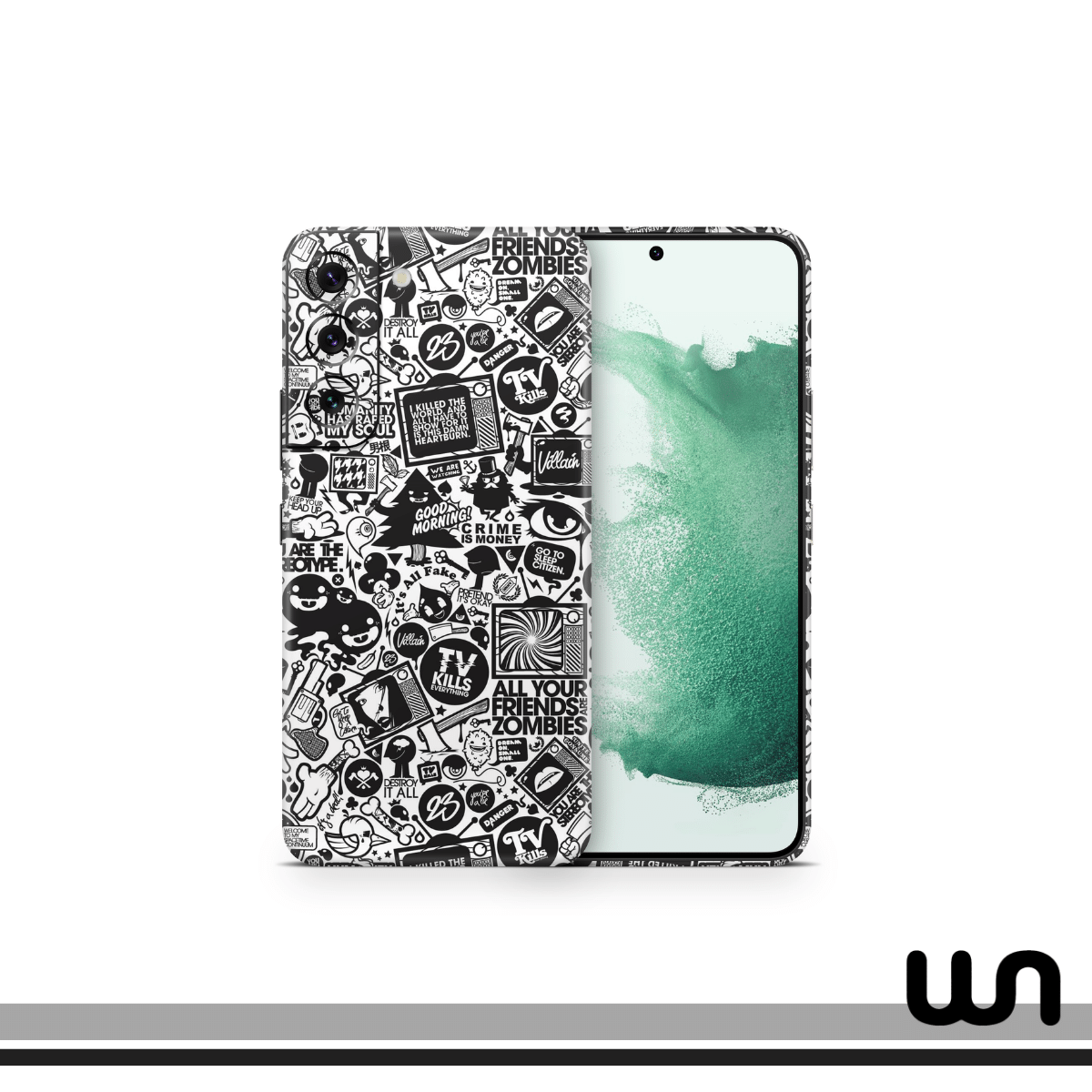 TV Kills Doodle Skin for Samsung S21 Plus