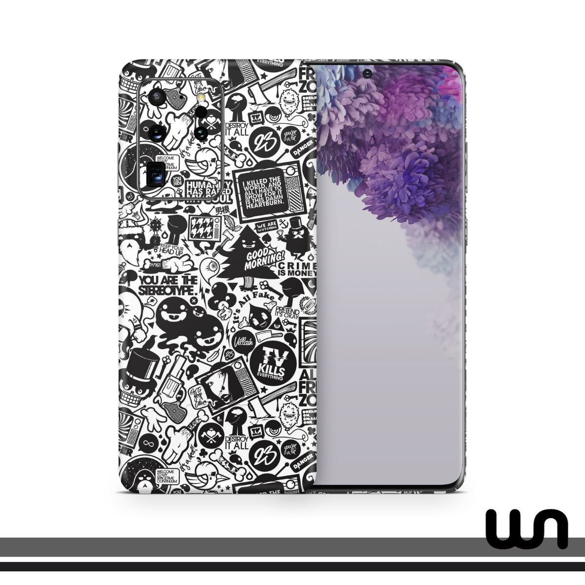 TV Kills Doodle Skin for Samsung S20 Ultra