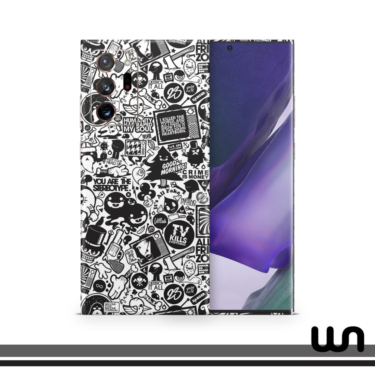 TV Kills Doodle Skin for Samsung Note 20 Ultra