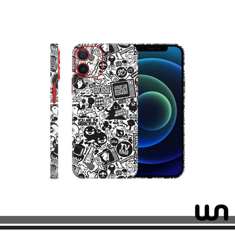 TV Kills Doodle Skin for iPhone 12 Mini