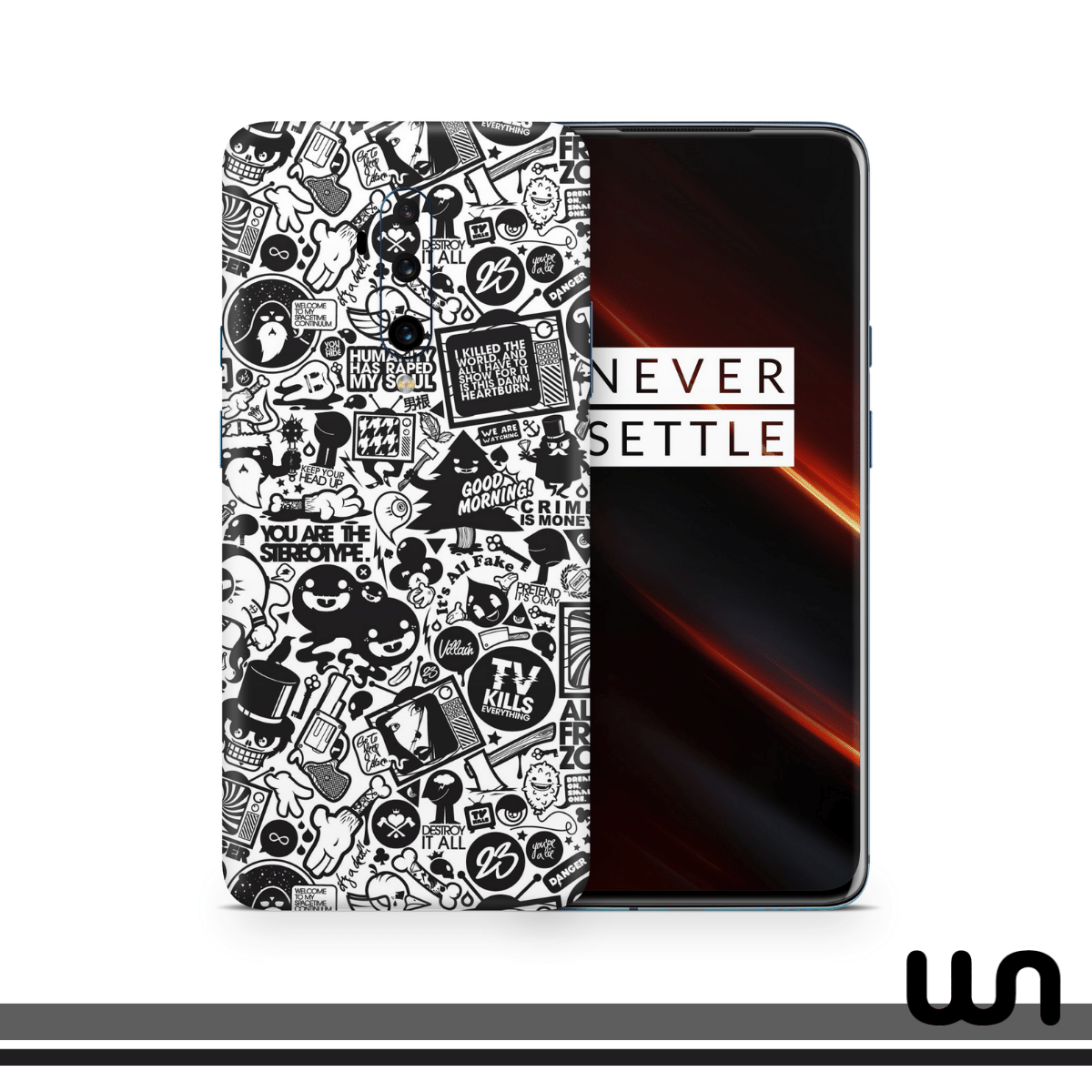 TV Kills Doodle Skin for One Plus 7 Pro