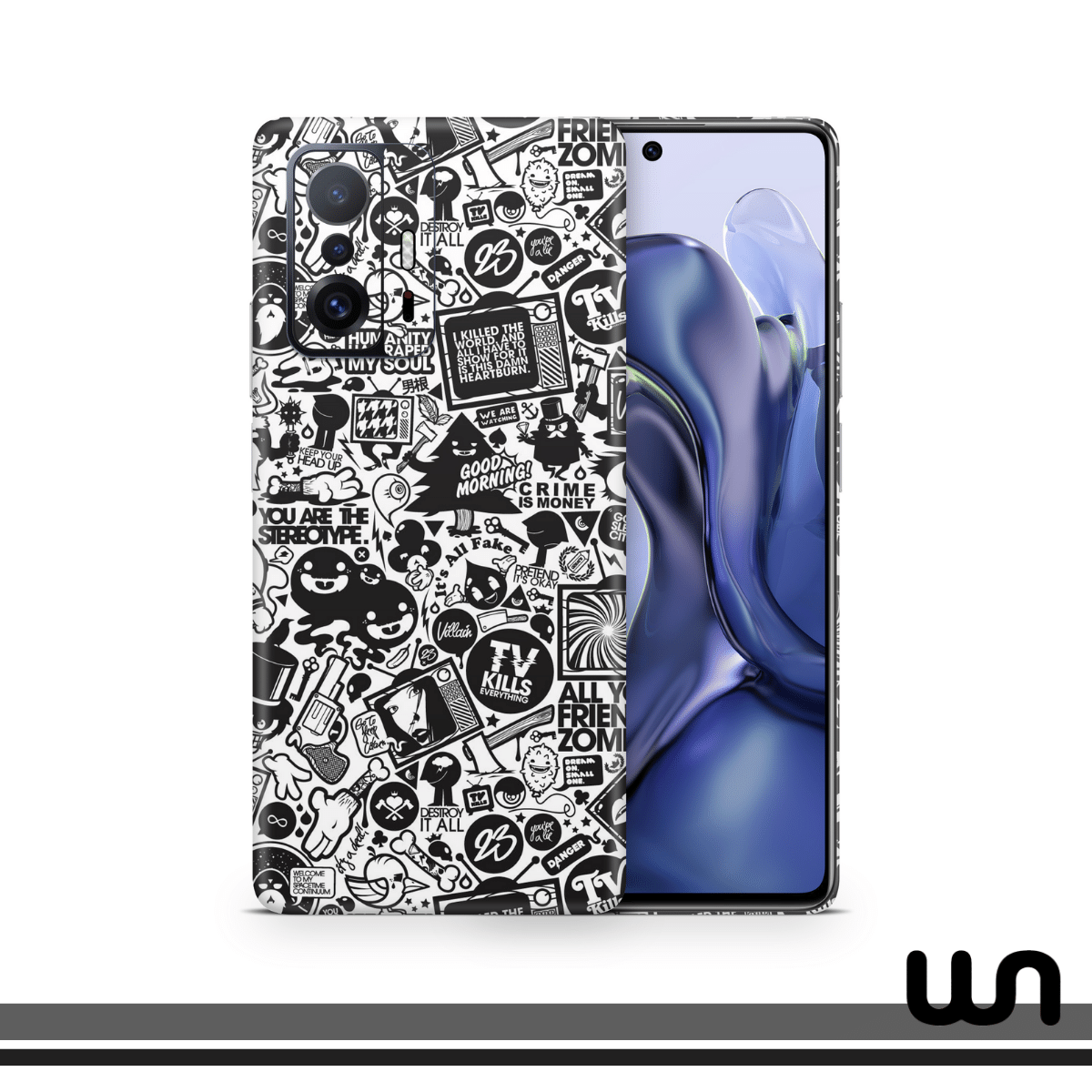 TV Kills Doodle Skin for Xaiomi Mi 11t Pro