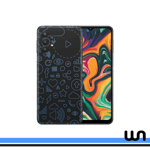 WhatsApp Calls Doodle Skin for Samsung A72