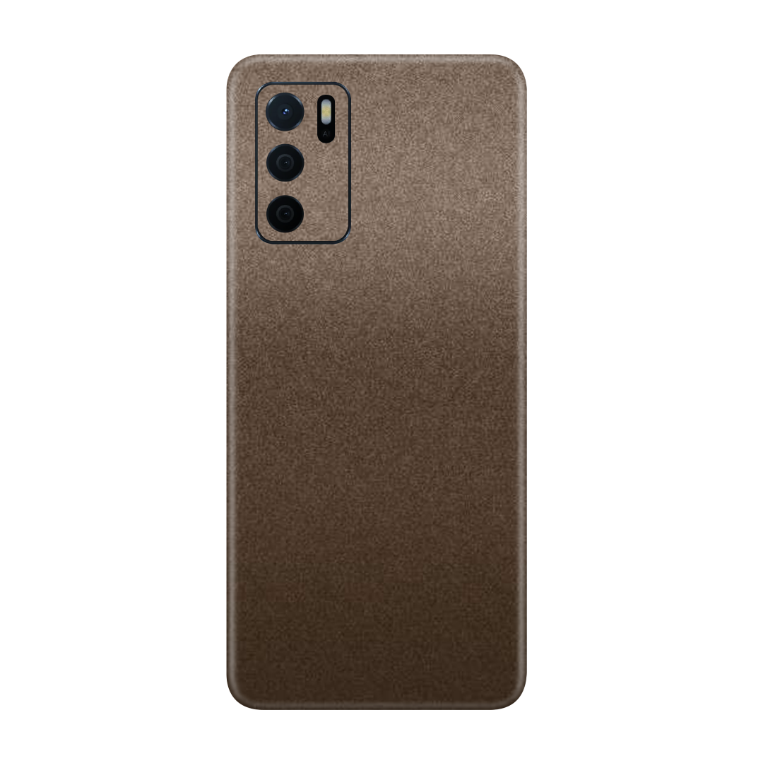 Brown Metallic Skin for Oppo A16