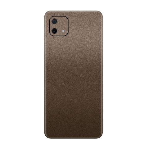 Brown Metallic Skin for Oppo A16k