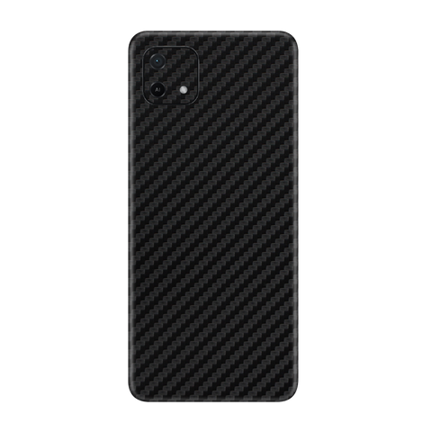 Carbon Fiber Black Skin for Oppo A16k