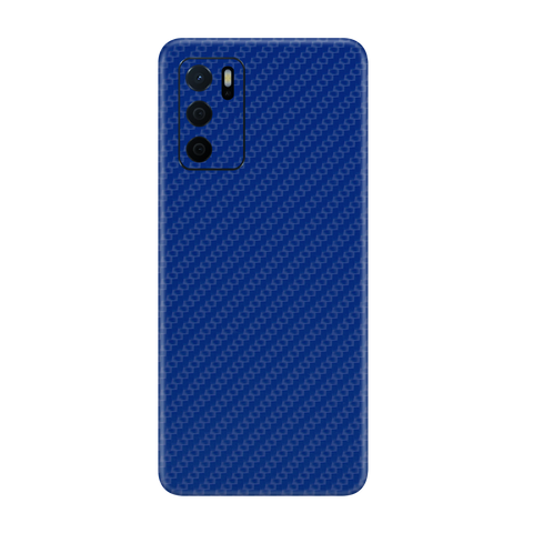 Carbon Fiber Blue Skin for Oppo A16