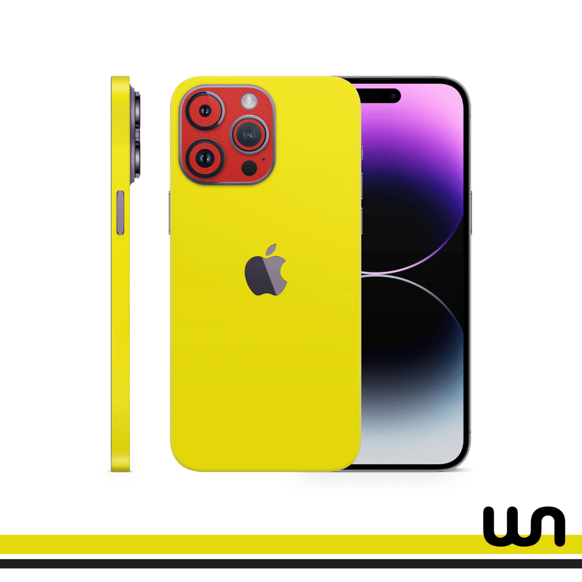 Dot Yellow with Dot Red - Duotone Skins For One Plus