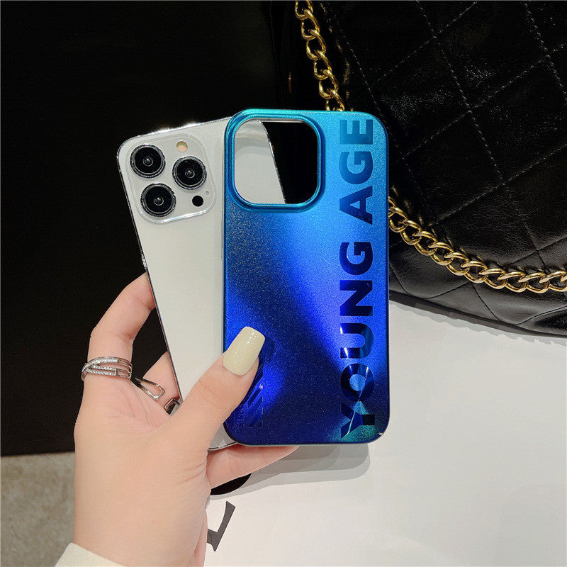 Laser Gradient Young Age Case For iPhone