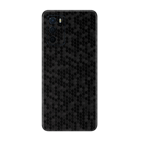 Honeycomb Black Skin for Oppo A16