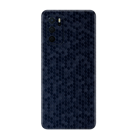 Honeycomb Blue Skin for Oppo A16