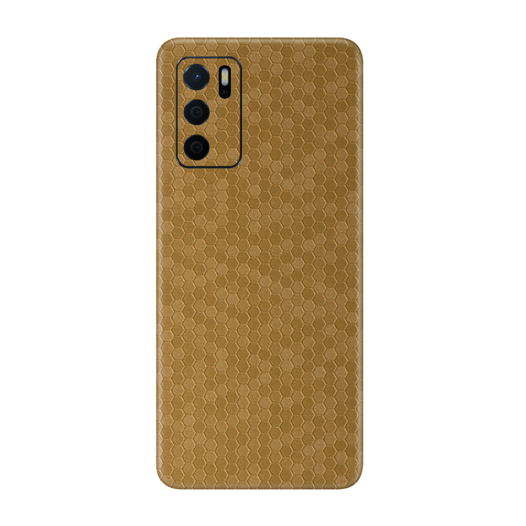 Honeycomb Golden Skin for Oppo A16