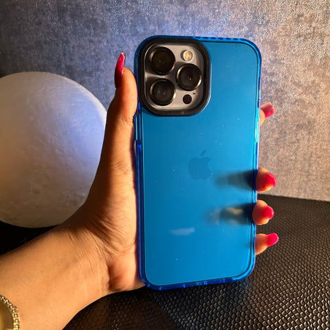 Neon Blue Case For iPhone