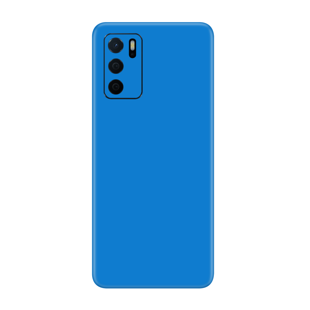 Matte Blue Skin for Oppo A16