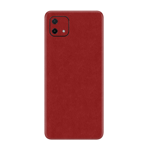 Cowhide Red Skin for Oppo A16k