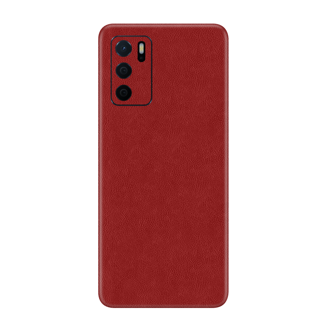 Cowhide Red Skin for Oppo A16