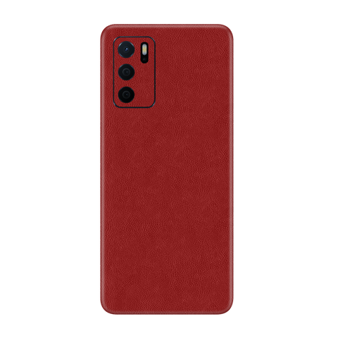 Cowhide Red Skin for Oppo A16